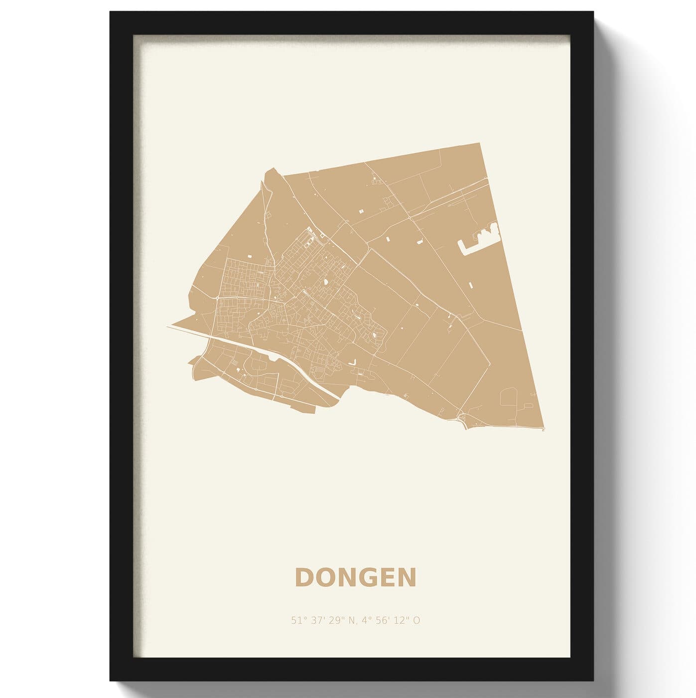 Poster Dongen - Beige