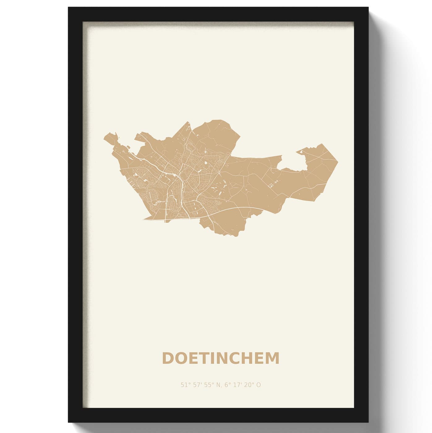 Poster Doetinchem - Beige