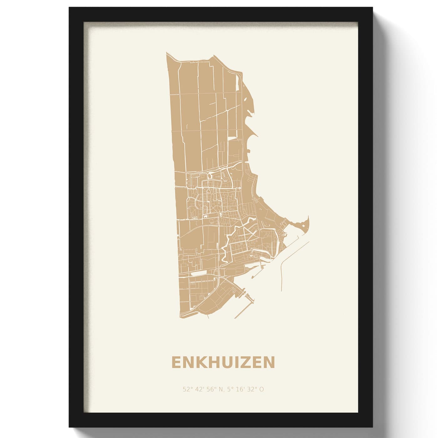 Poster Enkhuizen - Beige