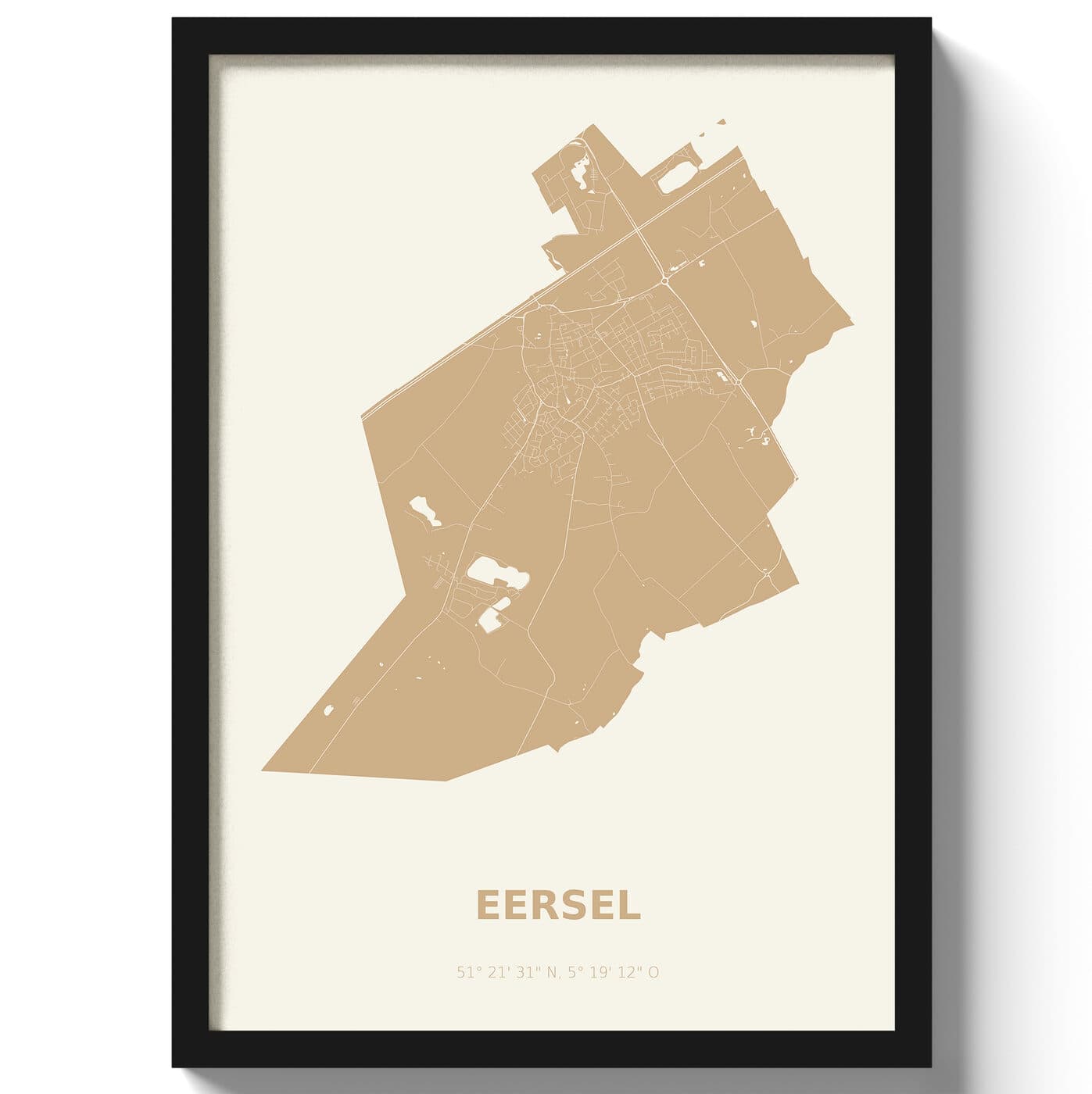 Poster Eersel - Beige