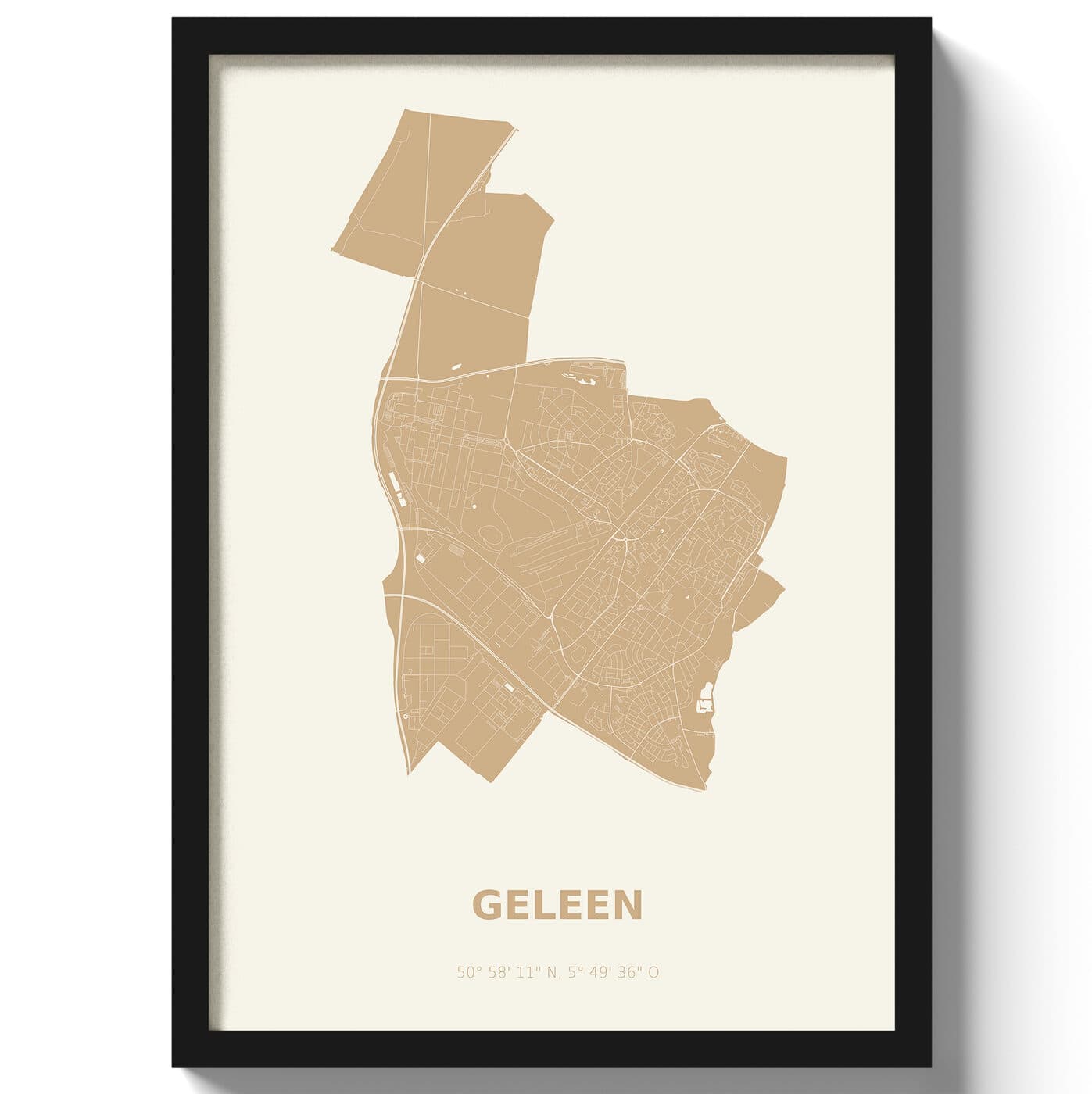 Poster Geleen - Beige