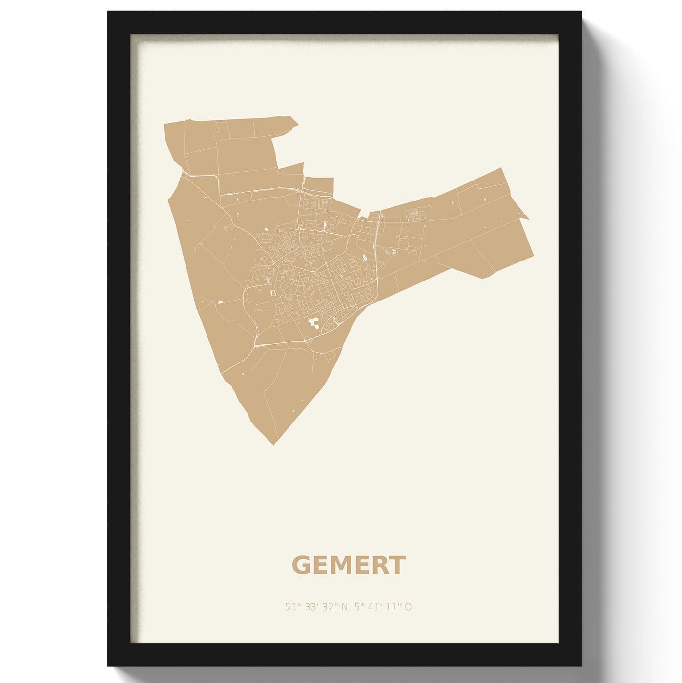 Poster Gemert - Beige