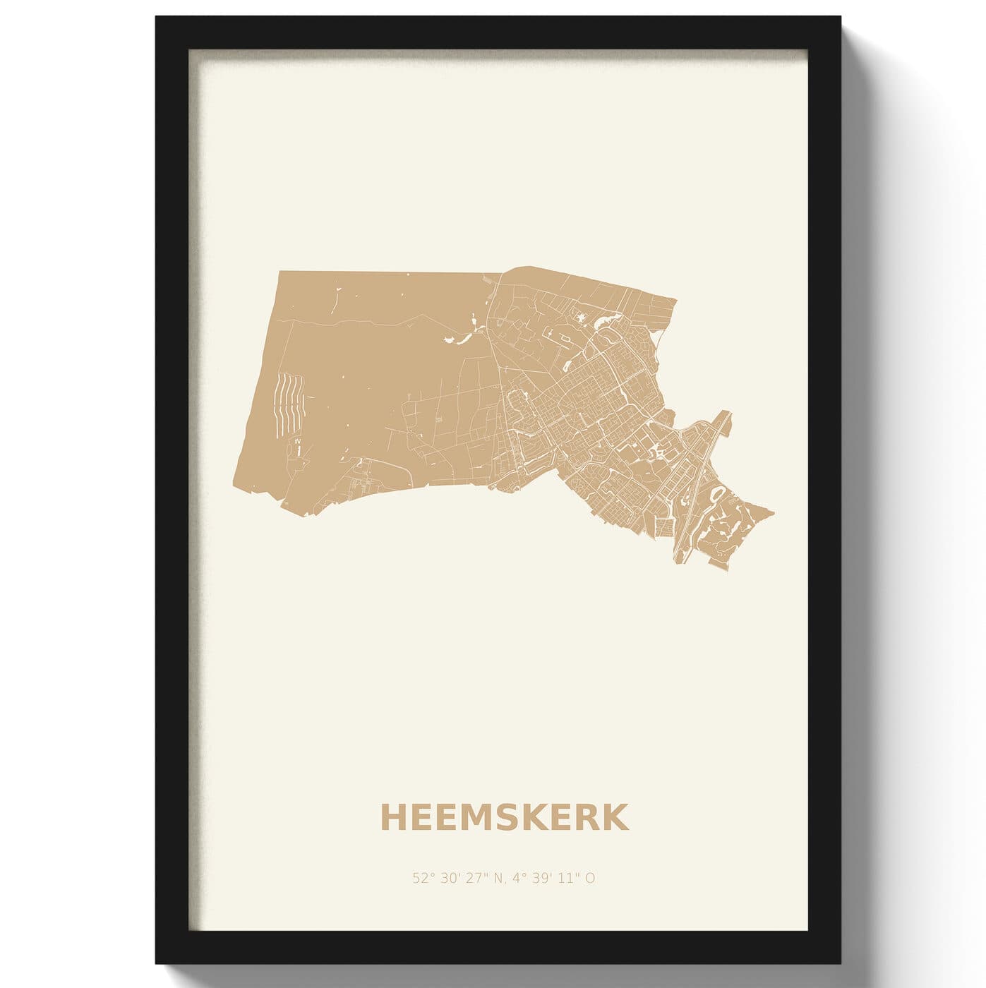 Poster Heemskerk - Beige