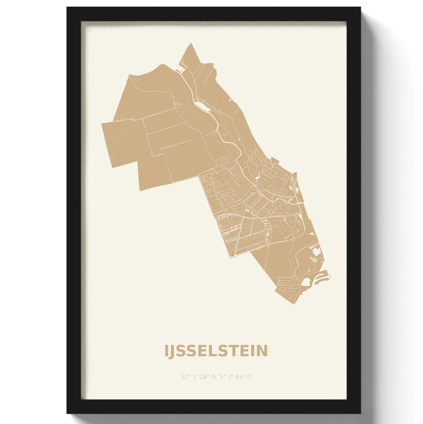 Poster IJsselstein - Beige