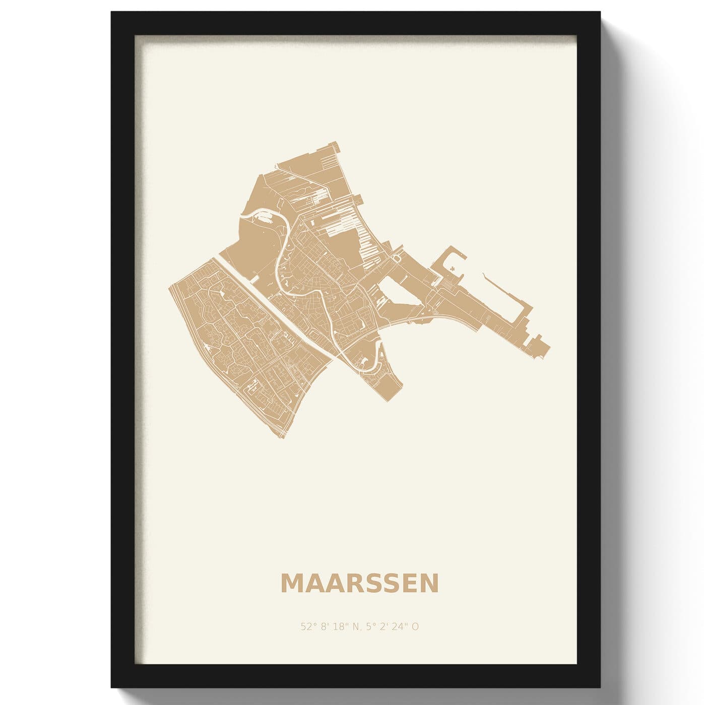 Poster Maarssen - Beige