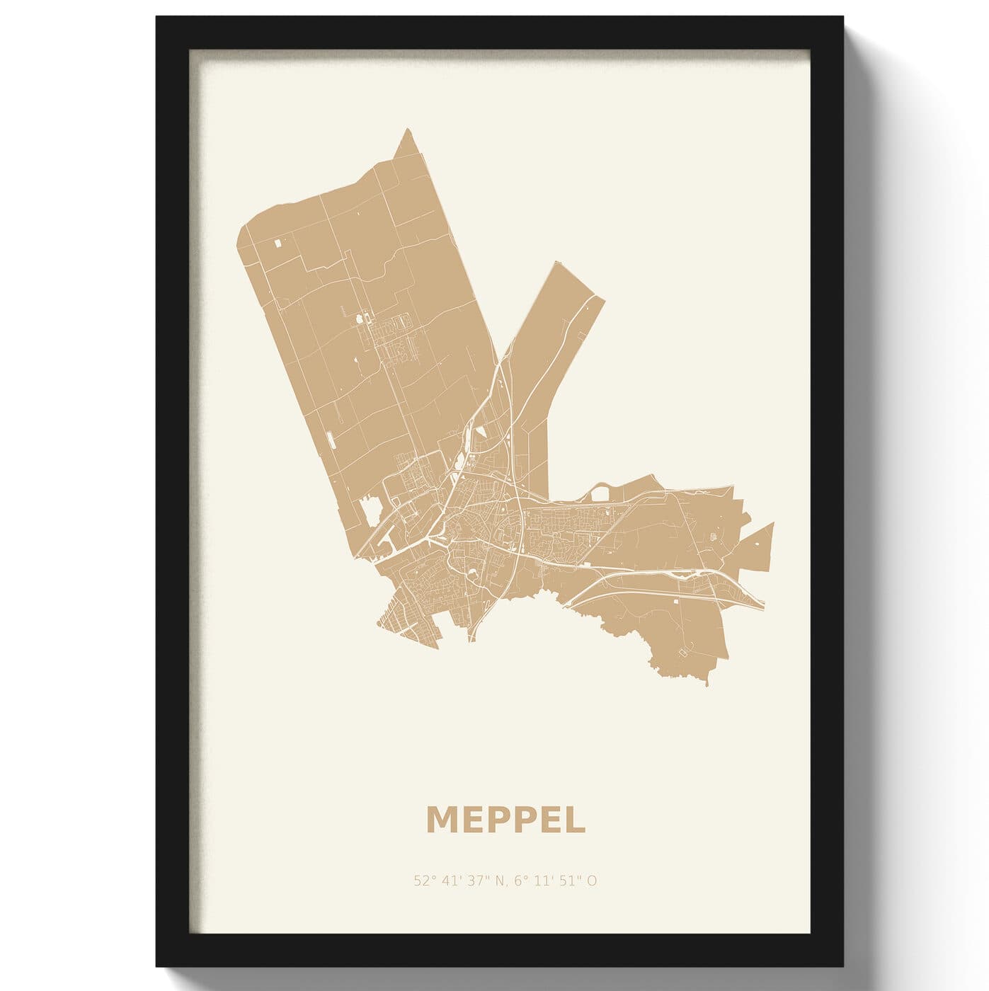 Poster Meppel - Beige