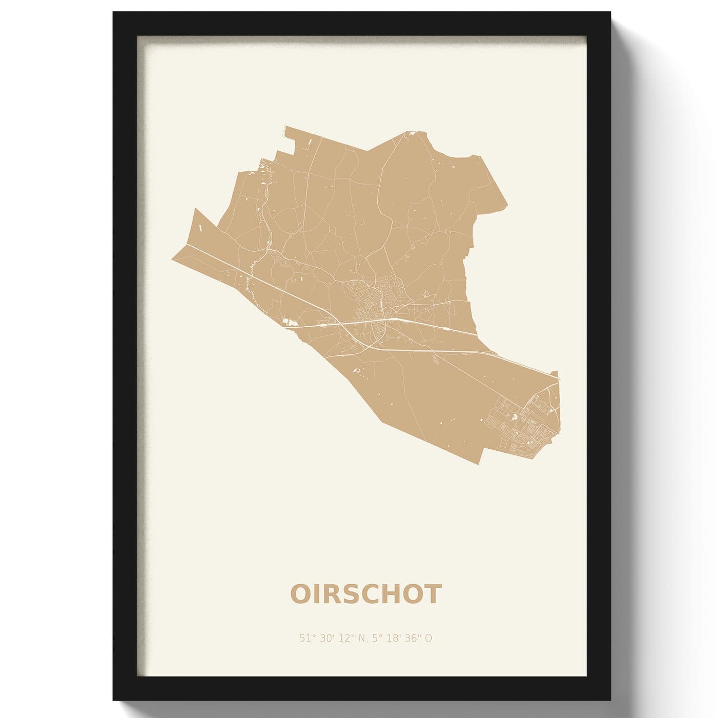Poster Oirschot - Beige