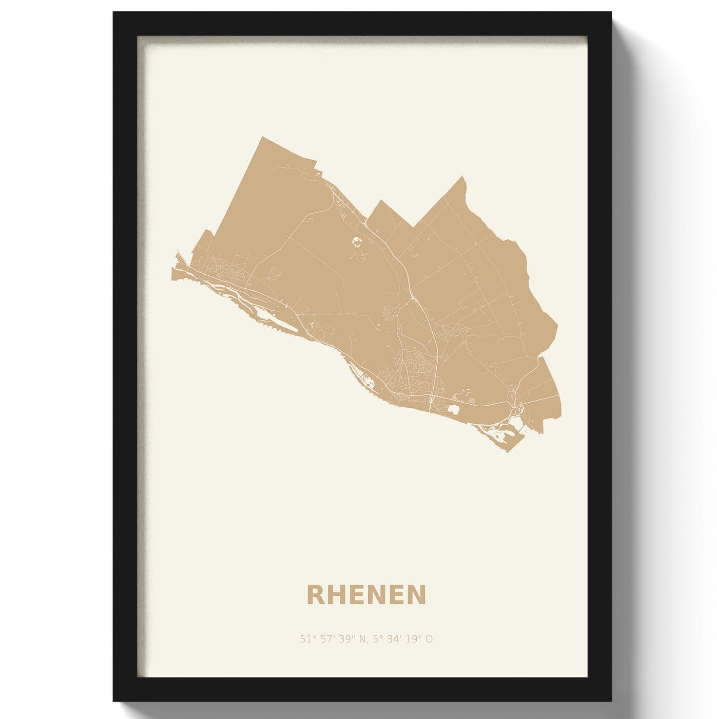 Poster Rhenen - Beige