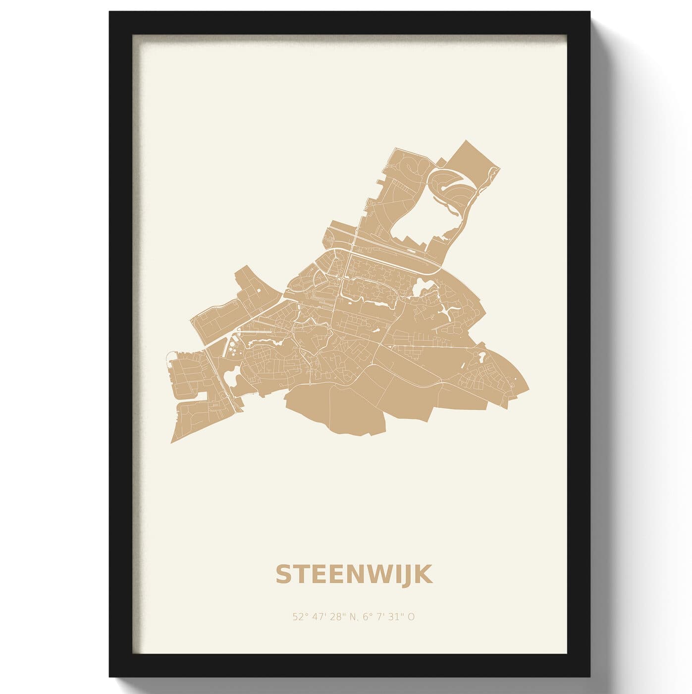 Poster Steenwijk - Beige