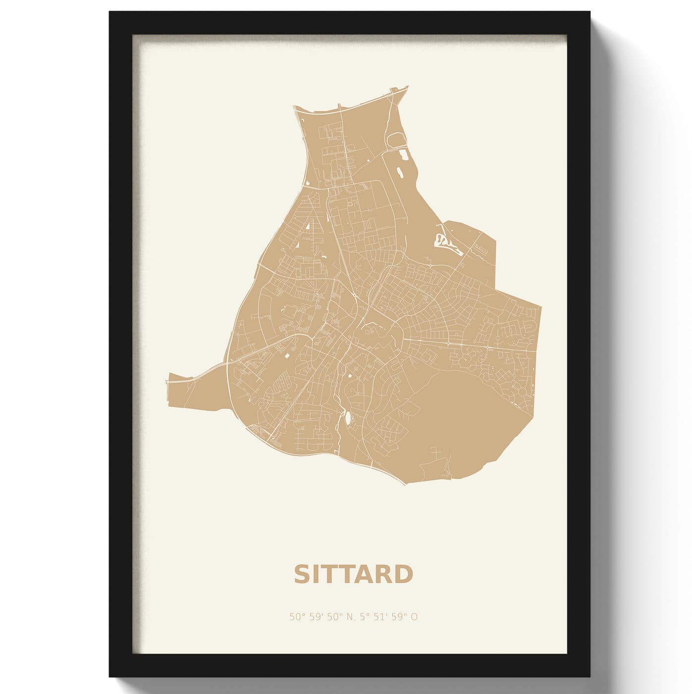 Poster Sittard - Beige