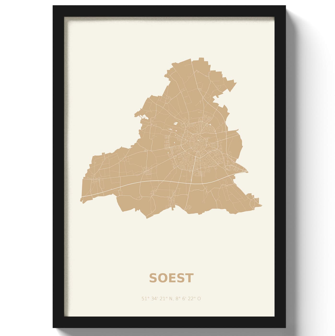 Poster Soest - Beige