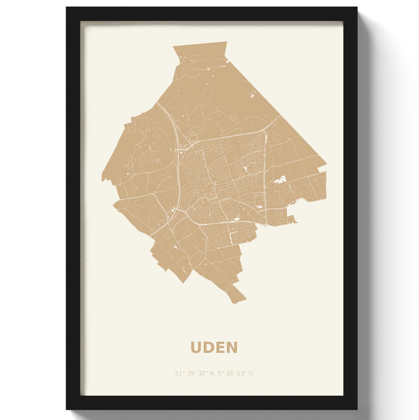 Poster Uden - Beige