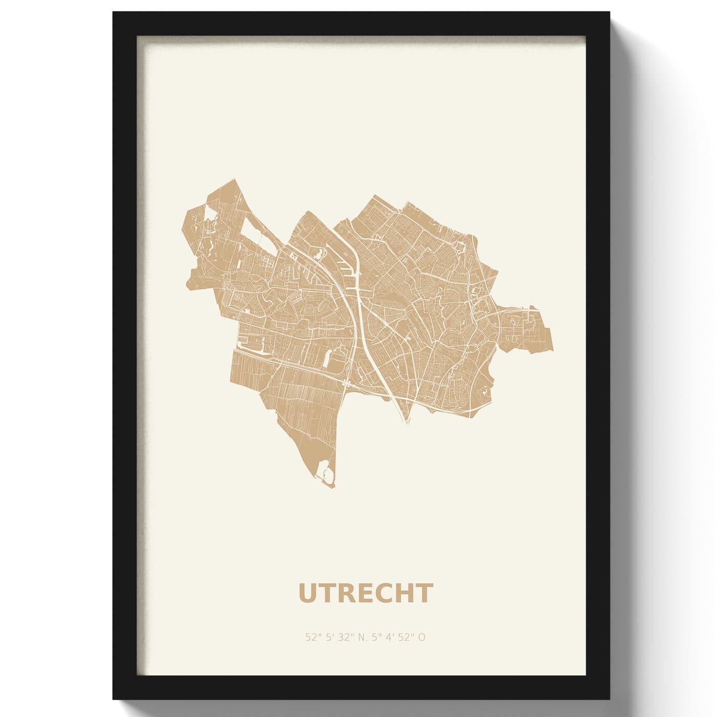 Poster Utrecht - Beige