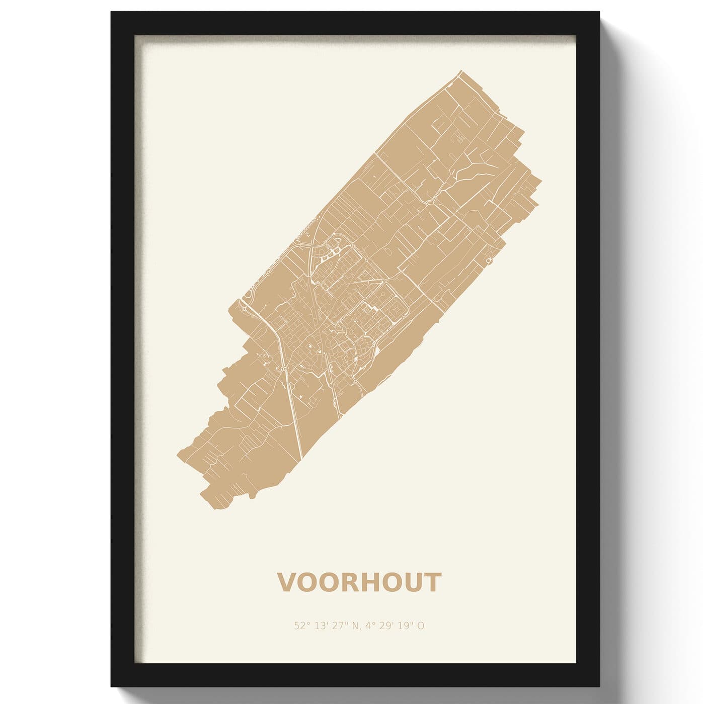 Poster Voorhout - Beige