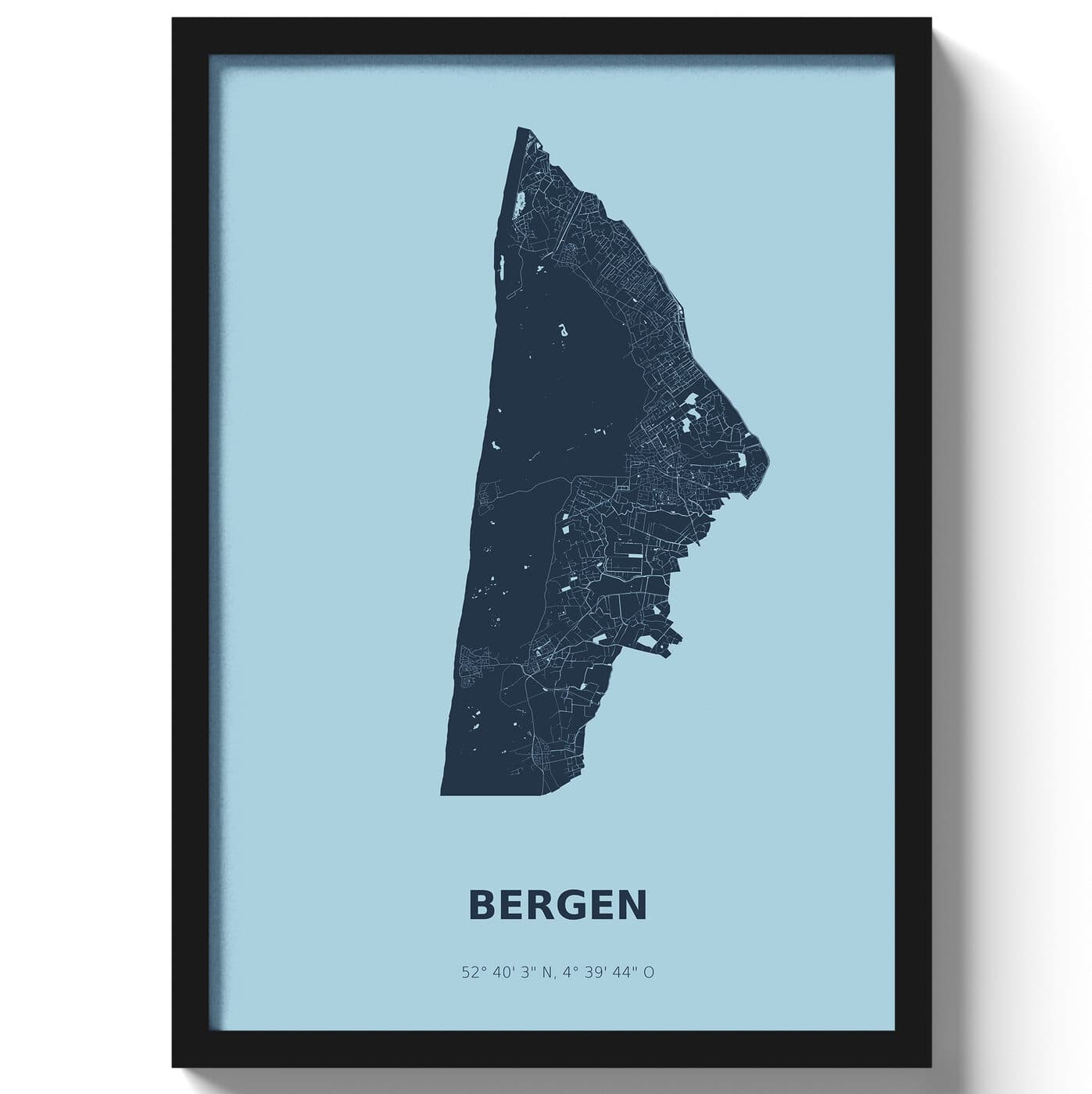 Poster Bergen - Blauw