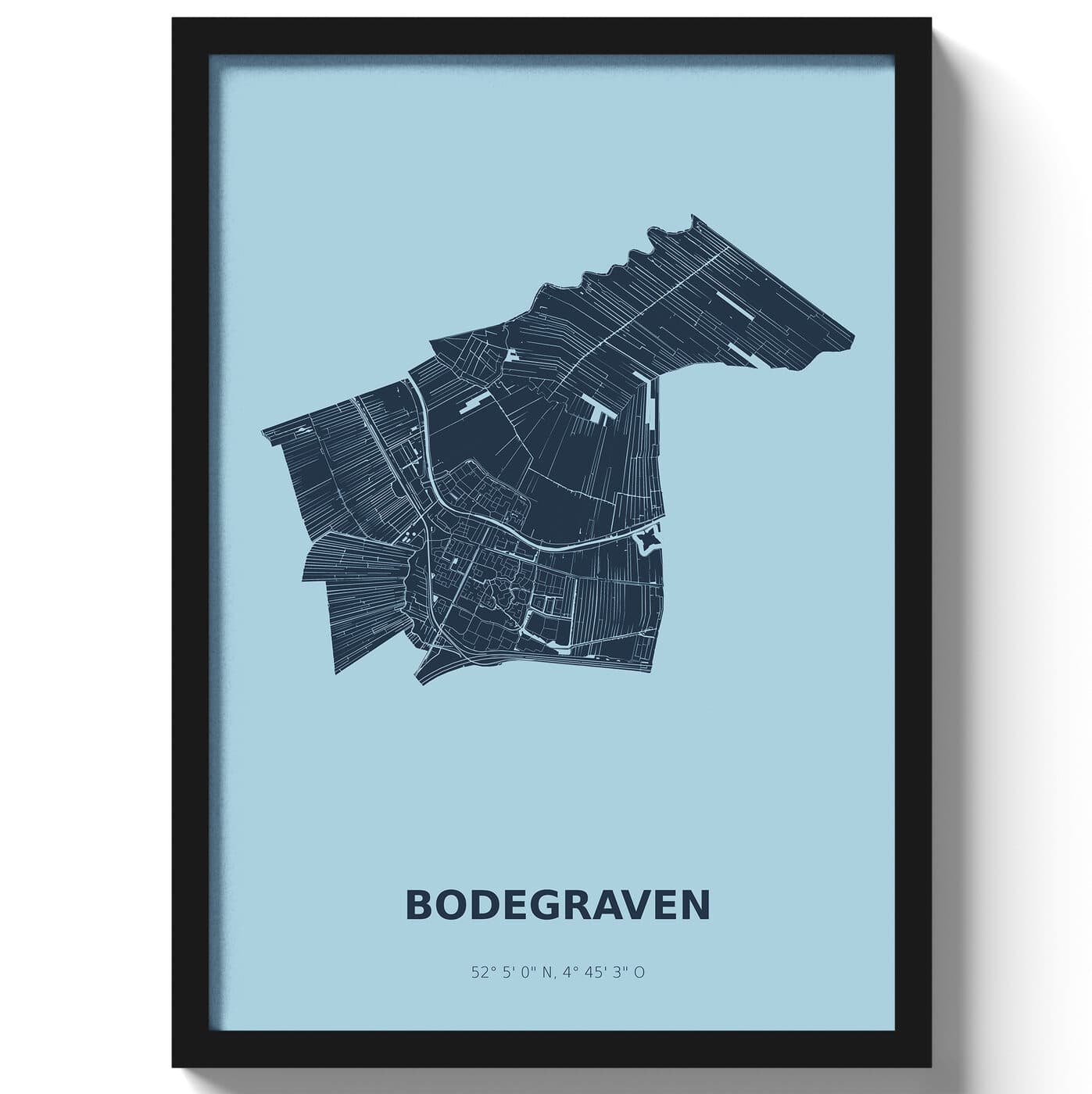 Poster Bodegraven - Blauw