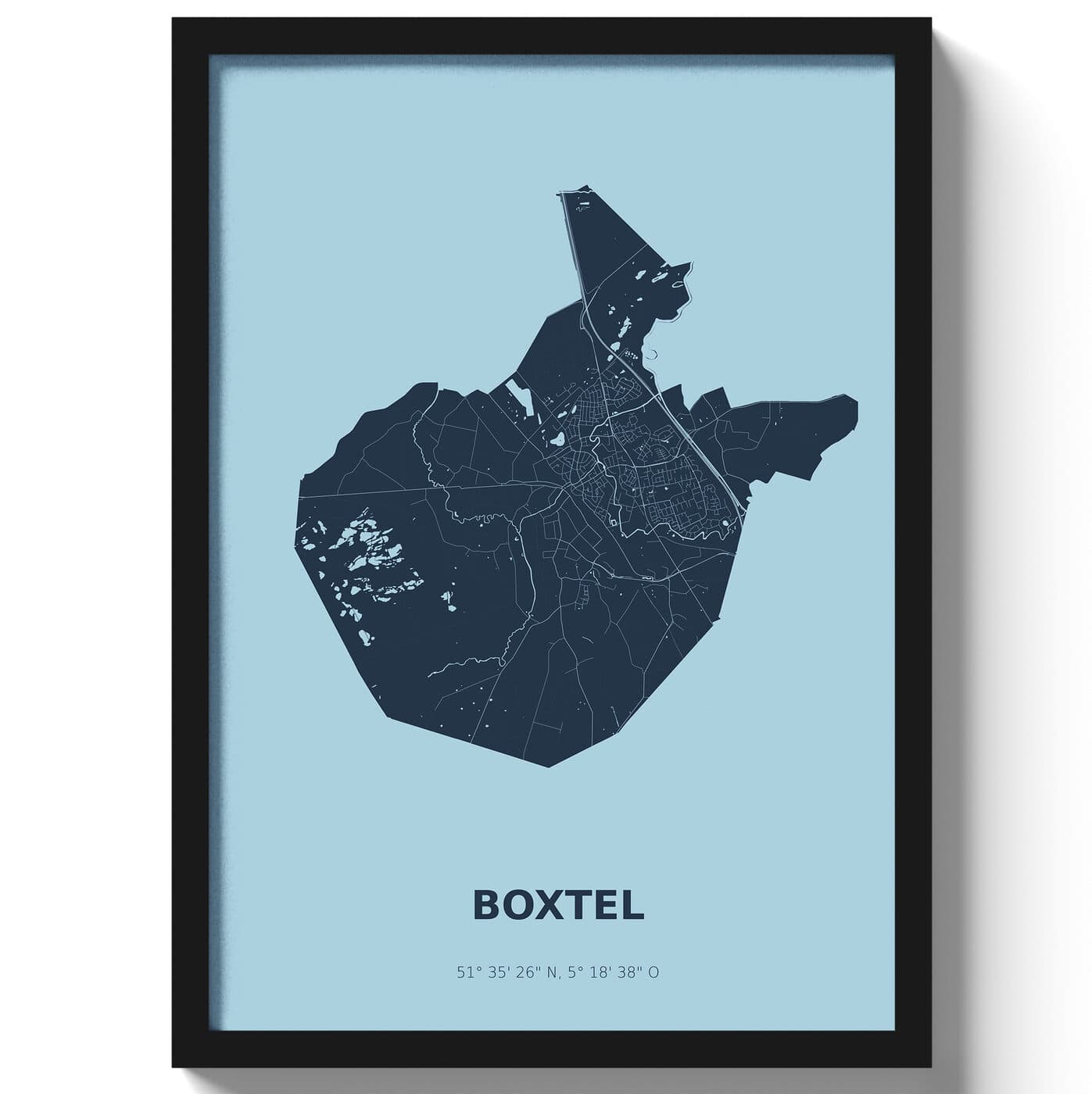 Poster Boxtel - Blauw