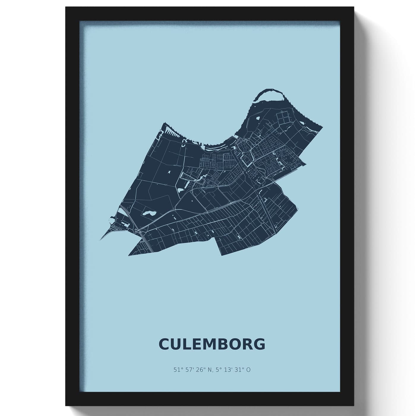 Poster Culemborg - Blauw