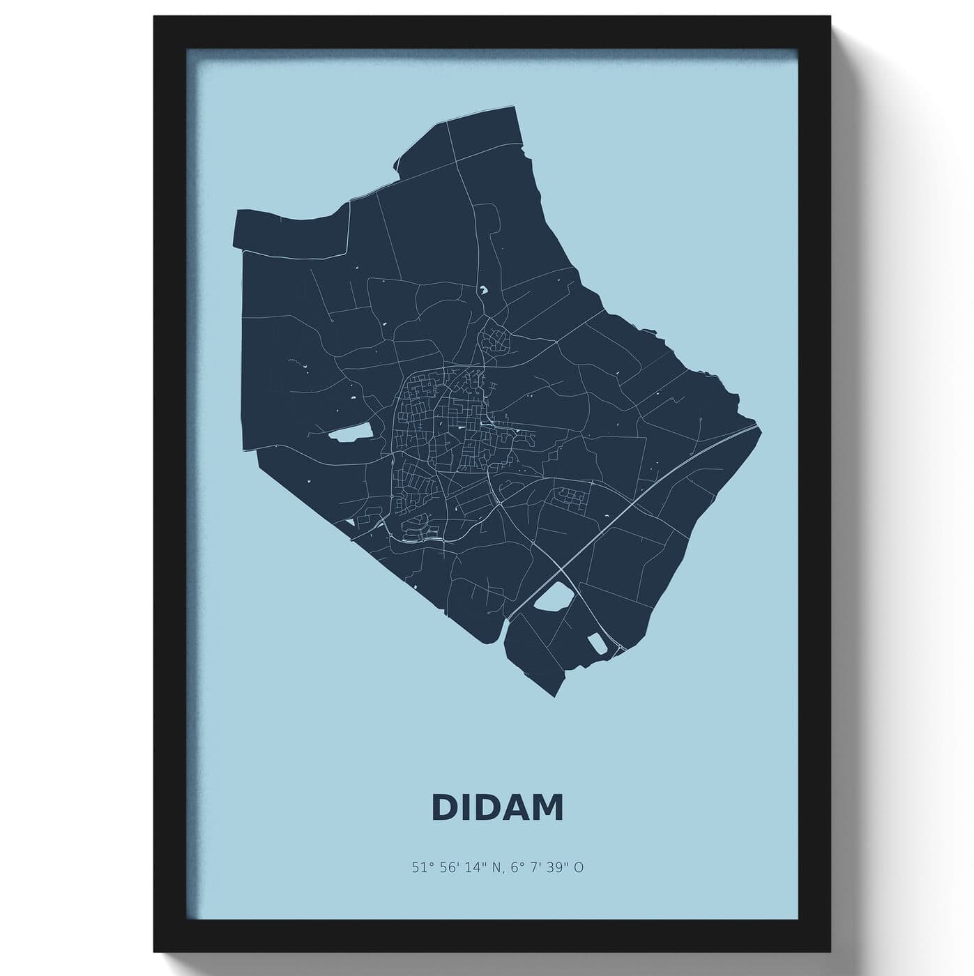 Poster Didam - Blauw