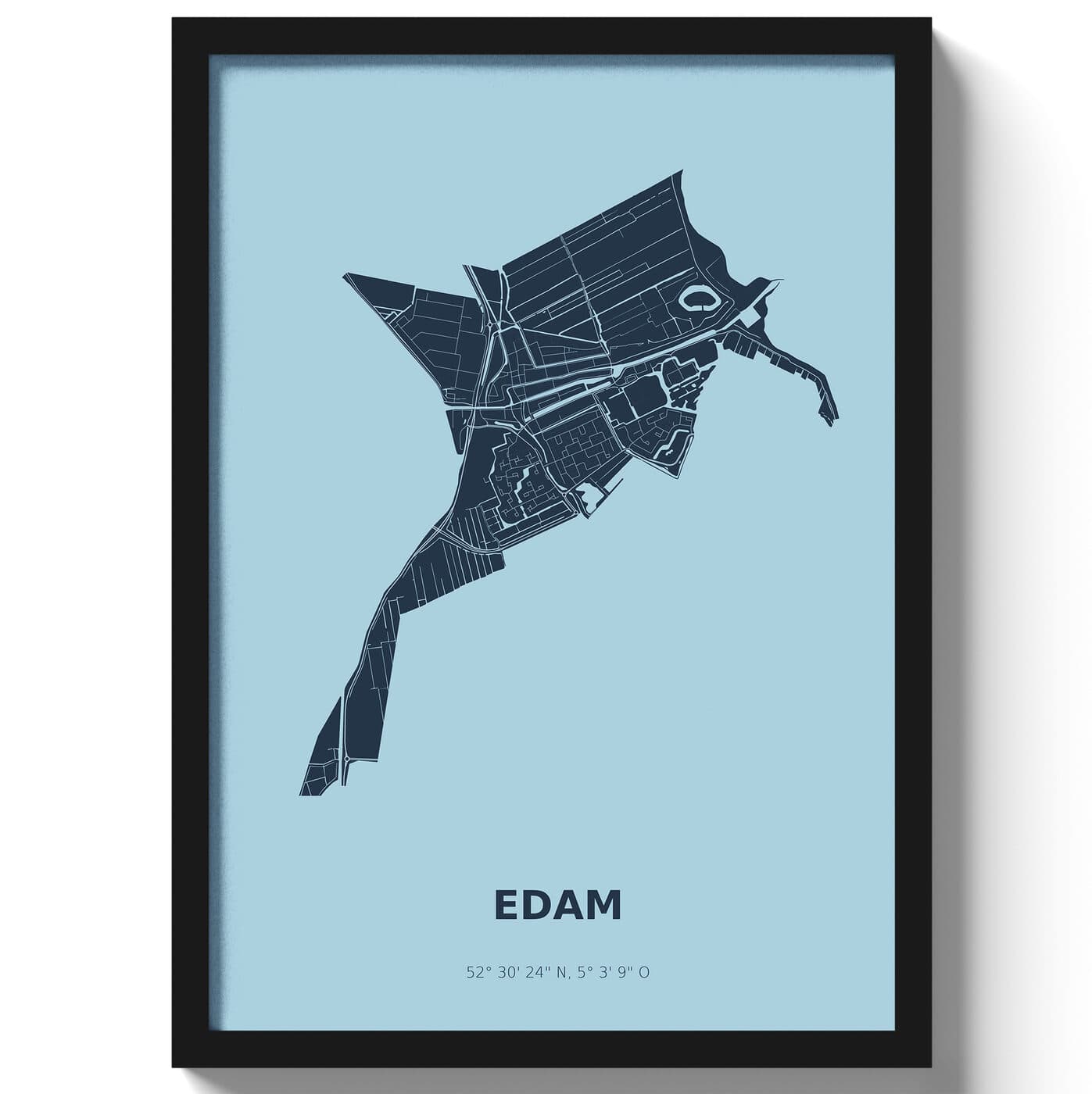 Poster Edam - Blauw