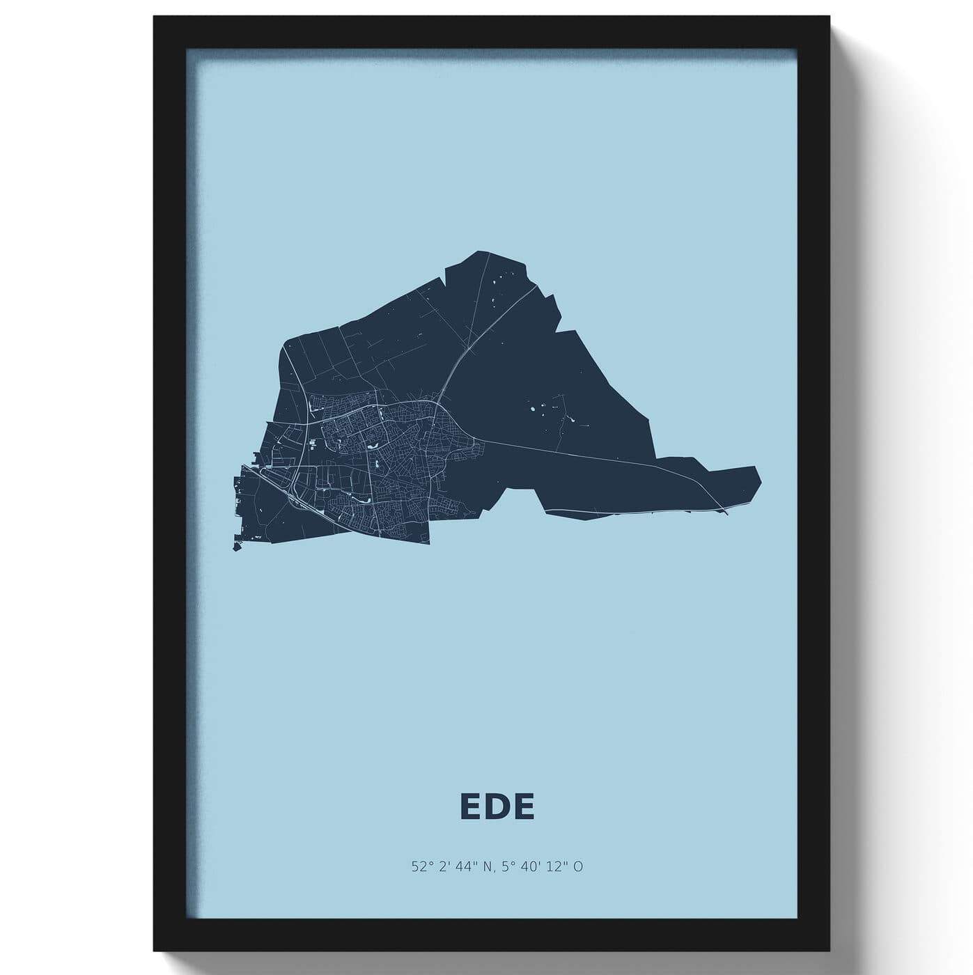 Poster Ede - Blauw