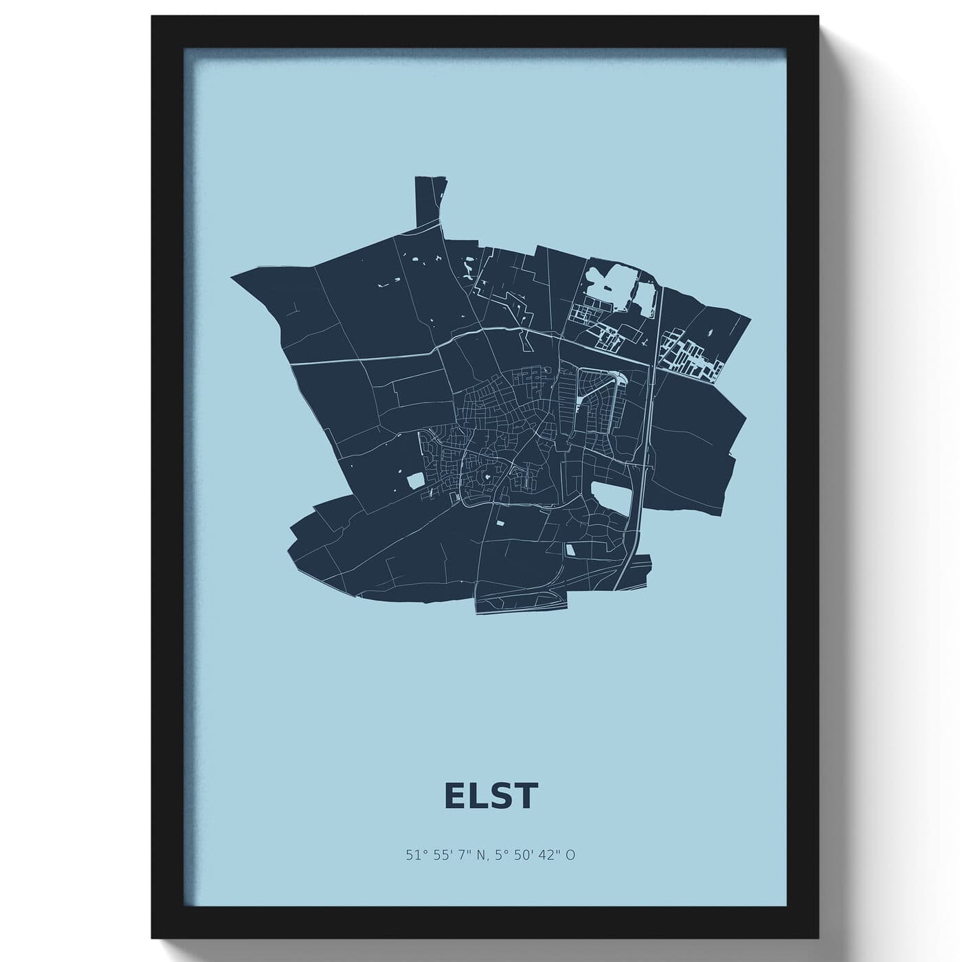 Poster Elst - Blauw