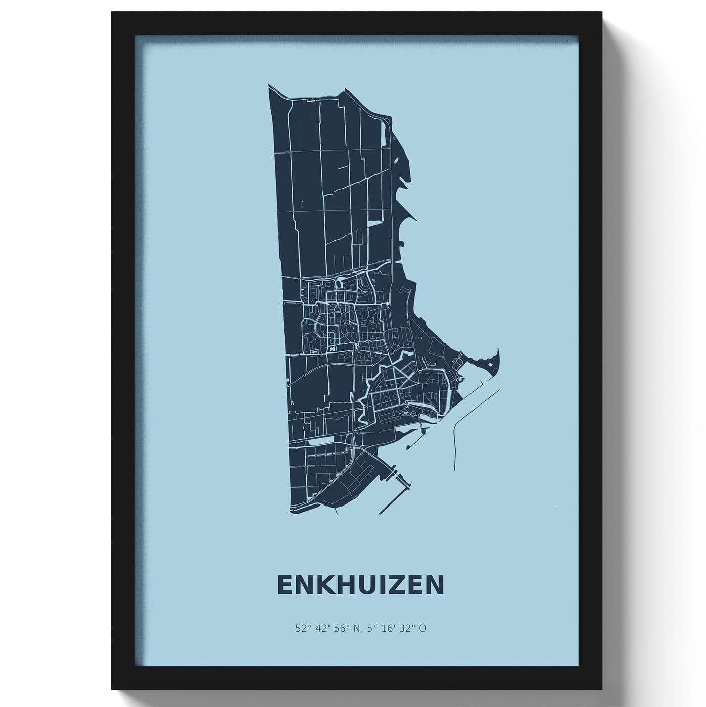 Poster Enkhuizen - Blauw