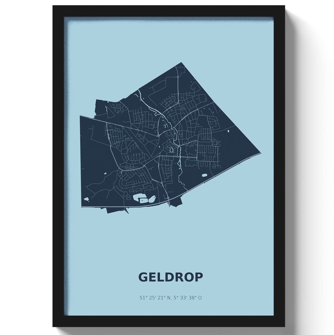 Poster Geldrop - Blauw