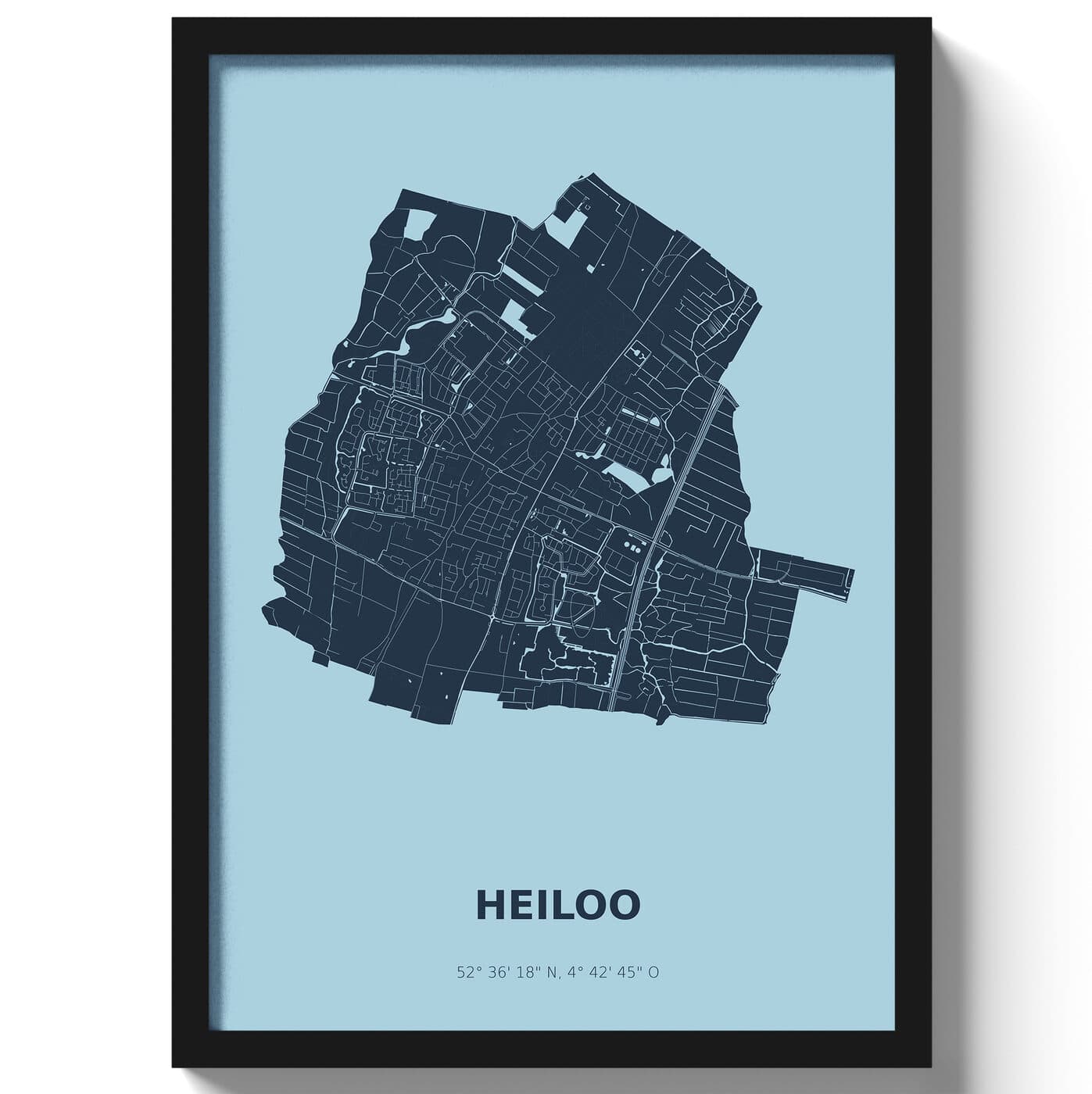 Poster Heiloo - Blauw