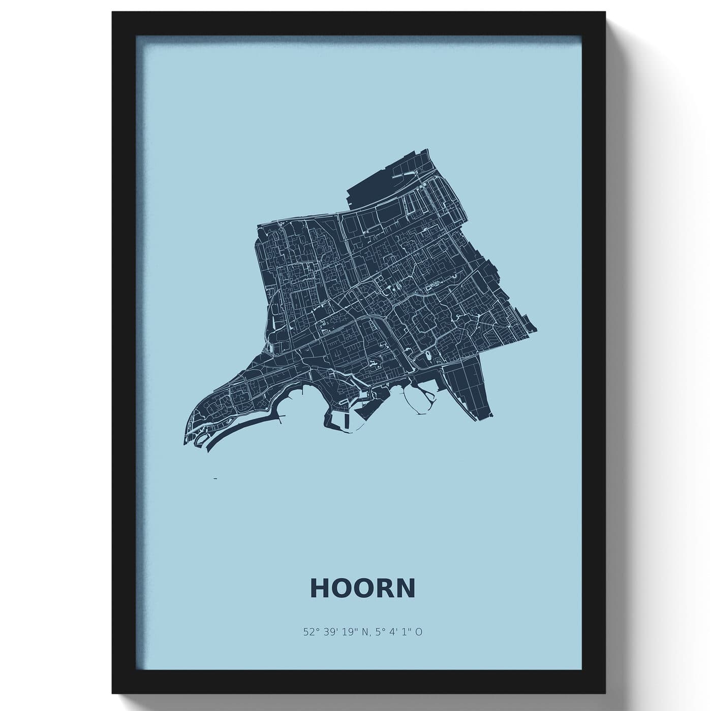 Poster Hoorn - Blauw