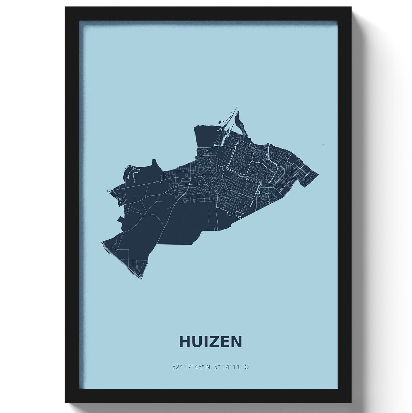 Poster Huissen - Blauw