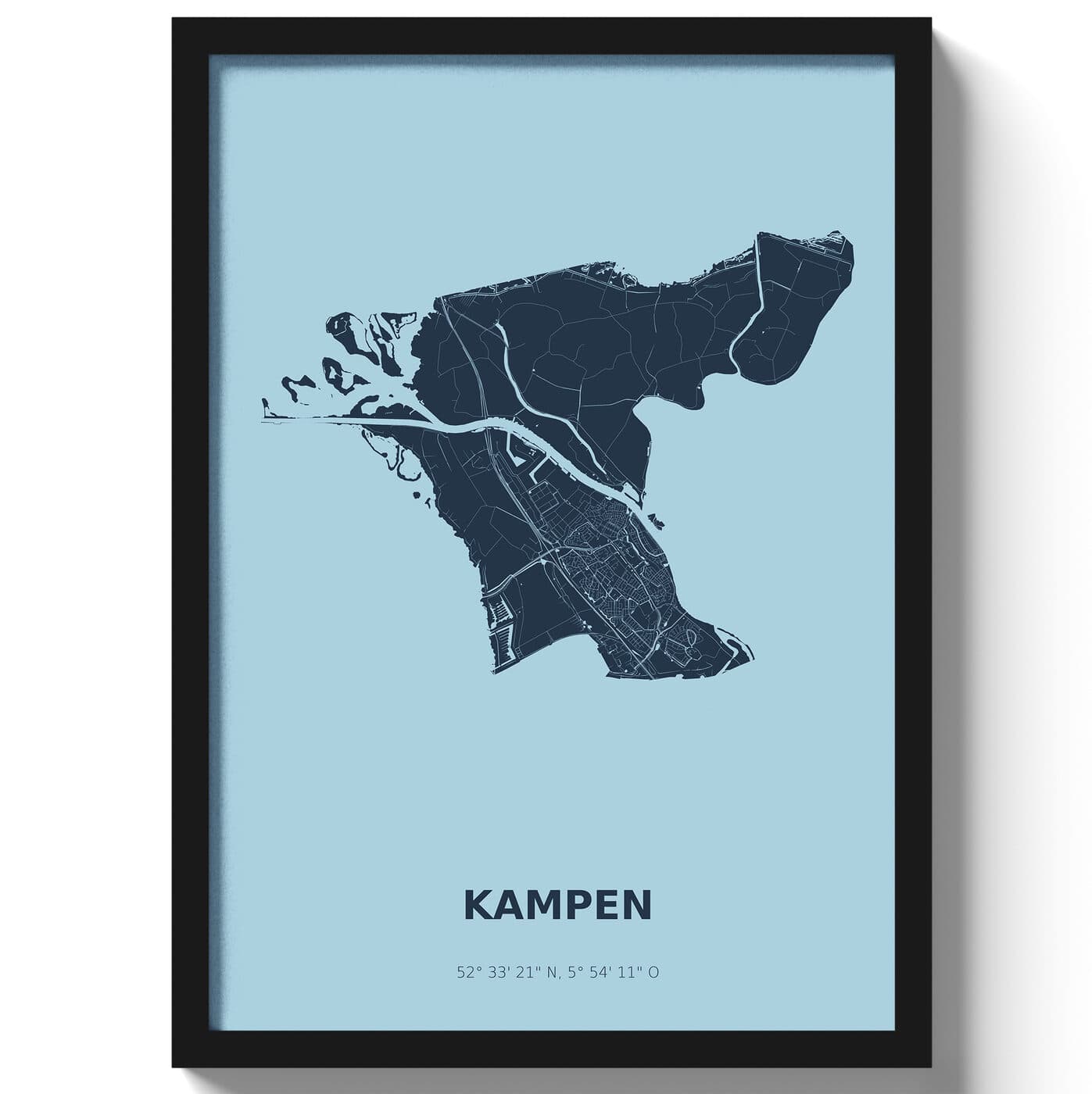 Poster Kampen - Blauw