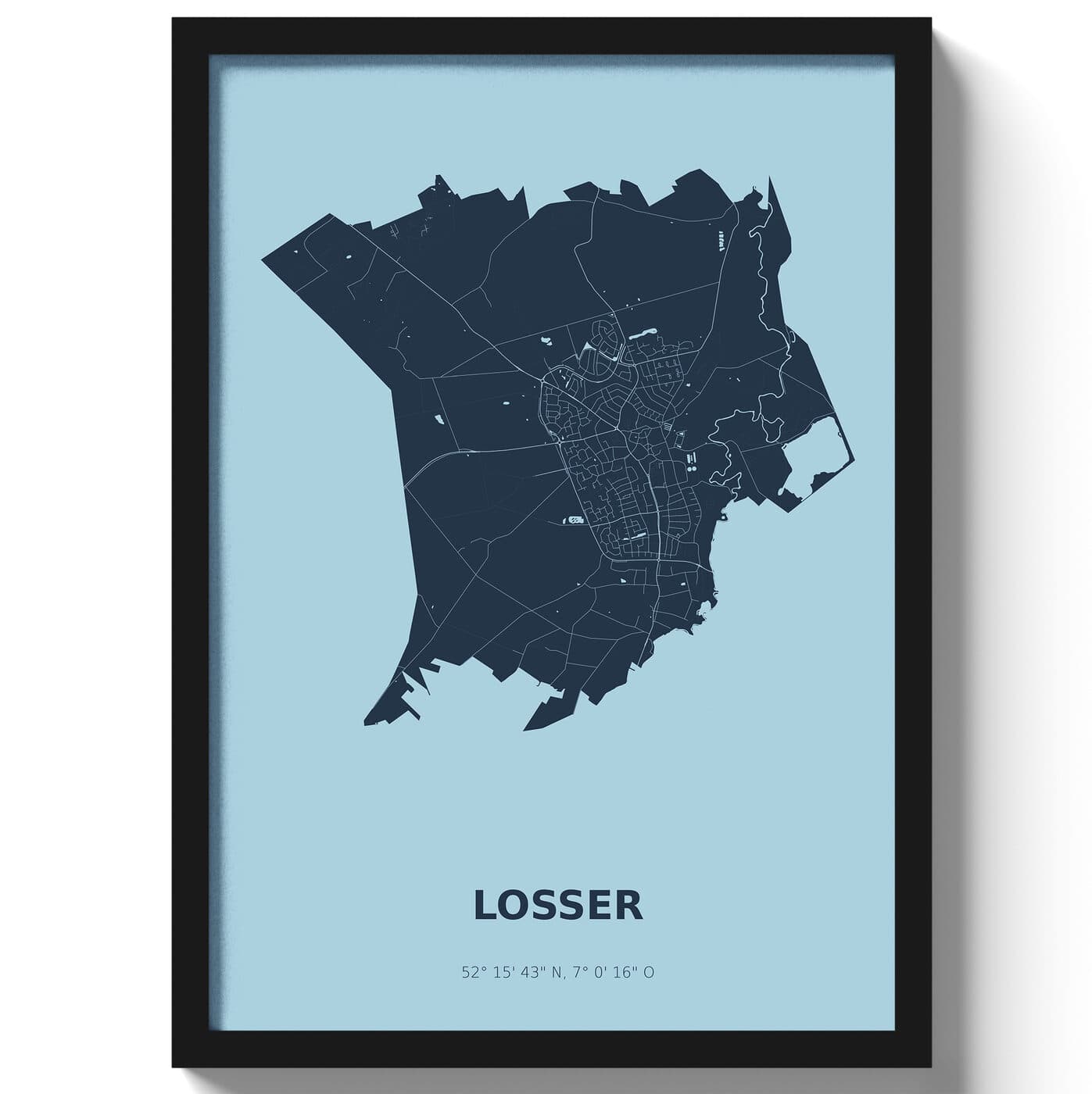 Poster Losser - Blauw