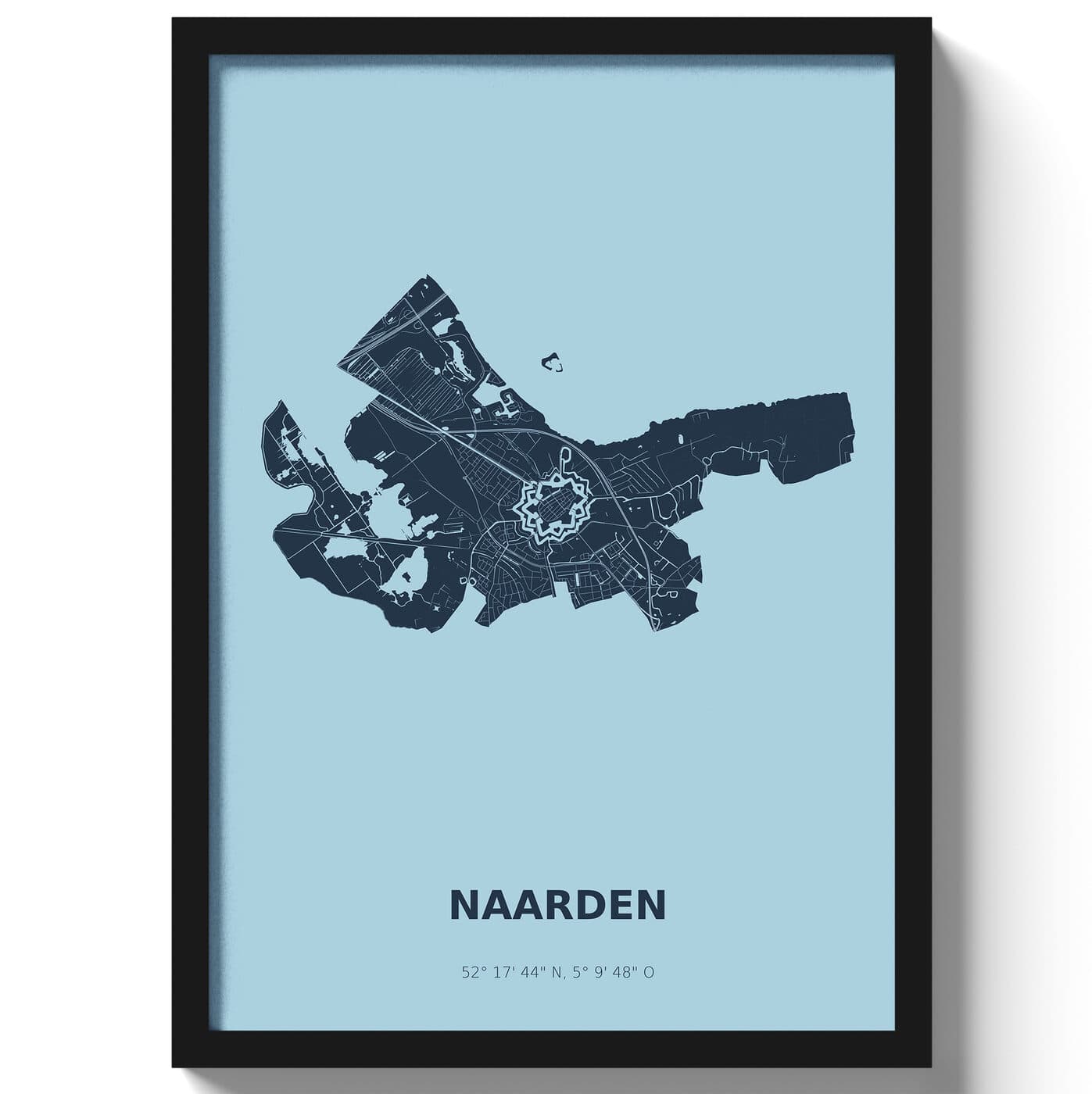 Poster Naarden - Blauw