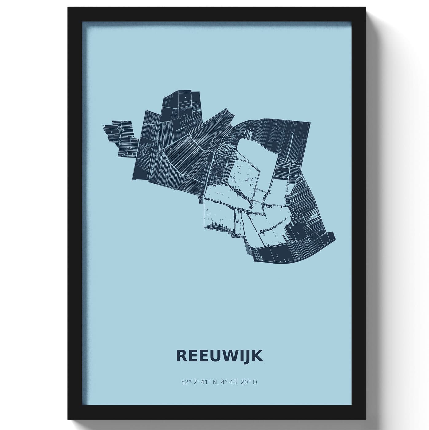 Poster Reeuwijk - Blauw