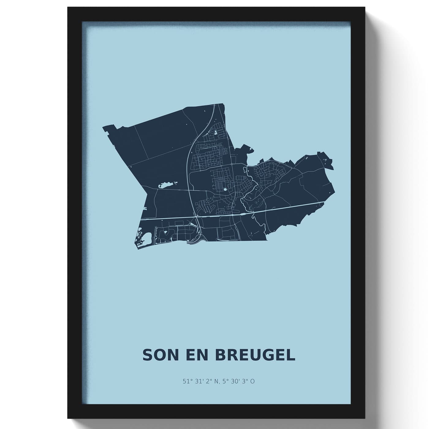 Poster Son en Breugel - Blauw