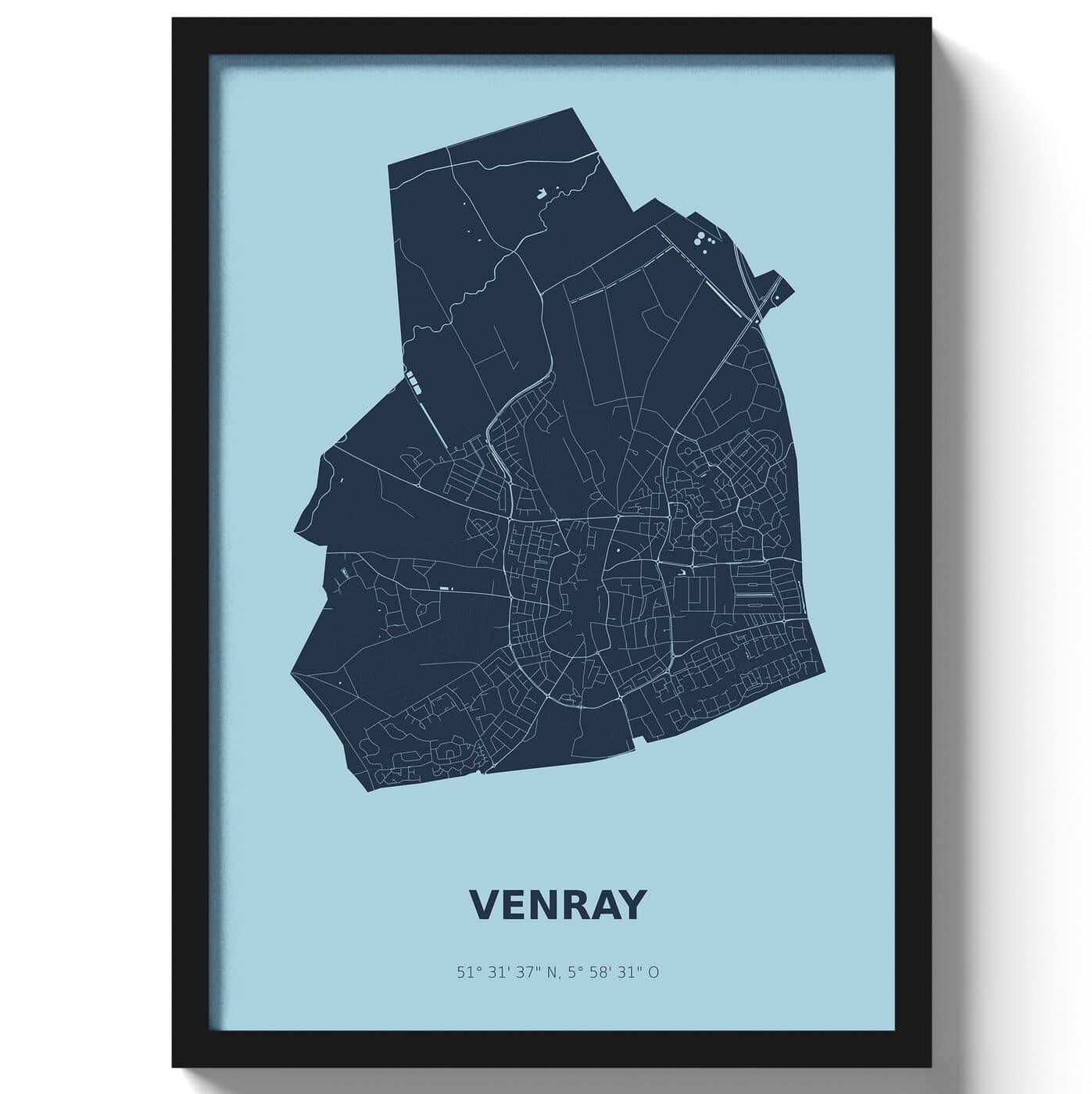 Poster Venray - Blauw