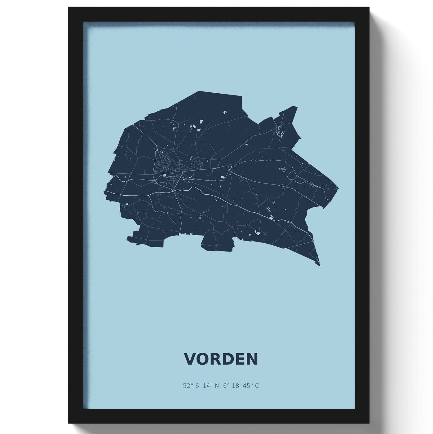 Poster Vorden - Blauw