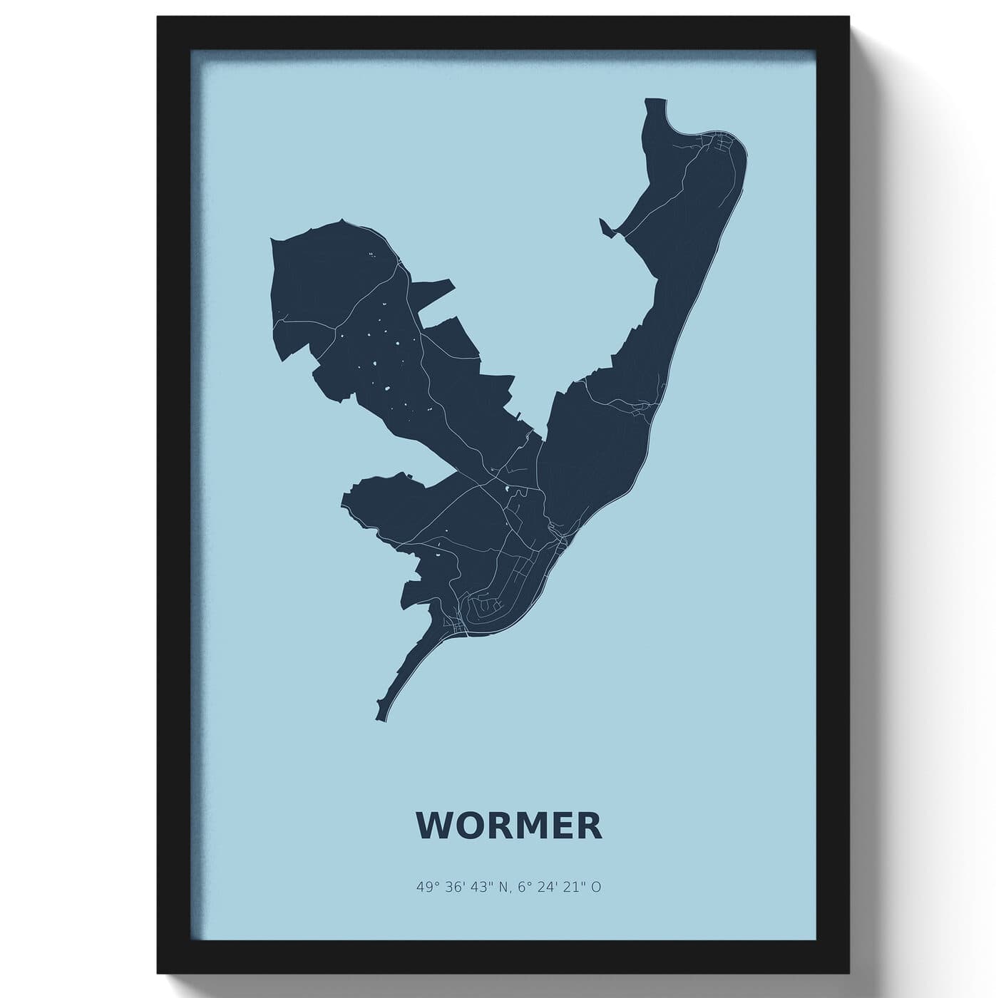 Poster Wormer - Blauw