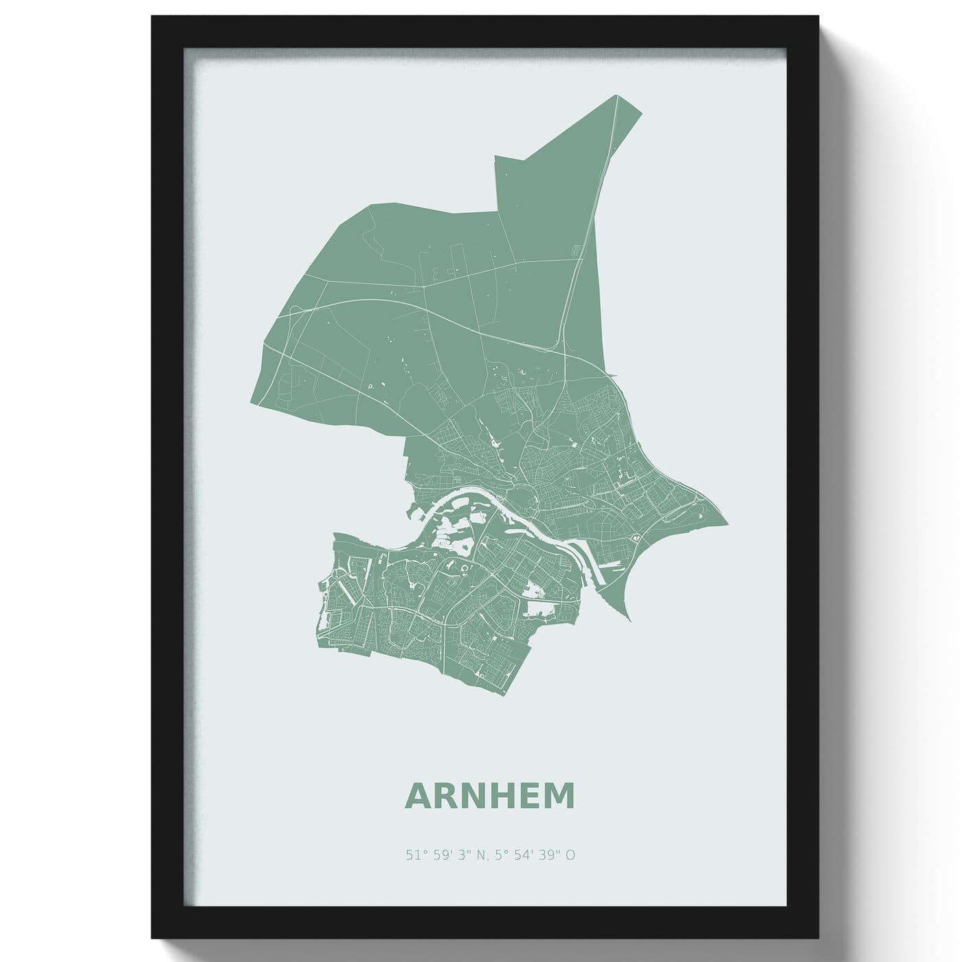 Poster Arnhem - Groen