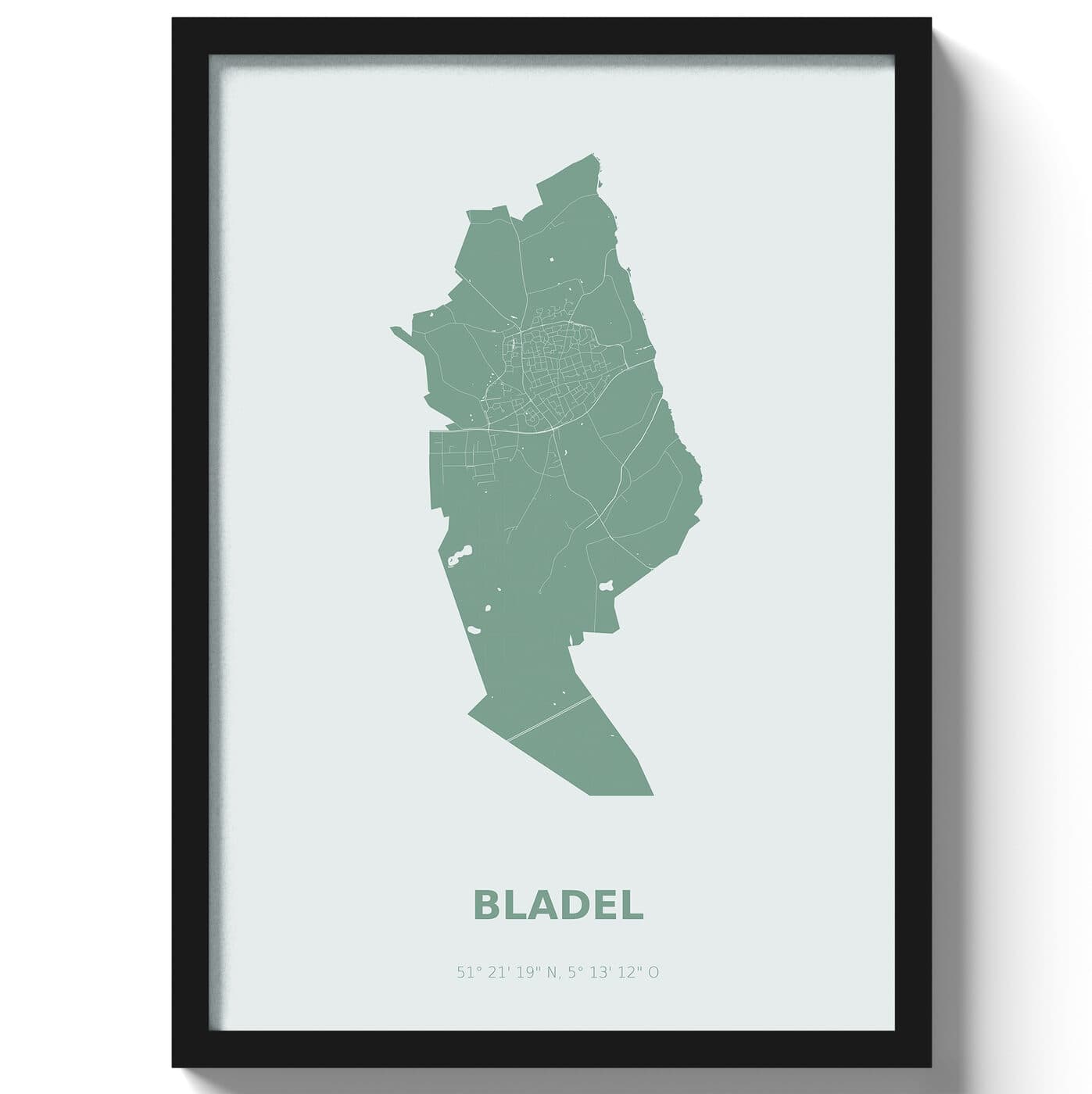 Poster Bladel - Groen