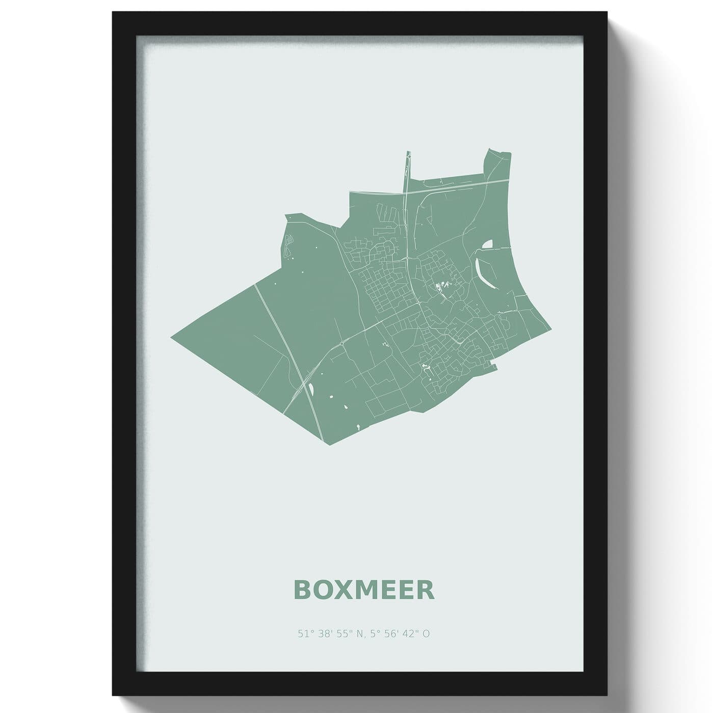Poster Boxmeer - Groen