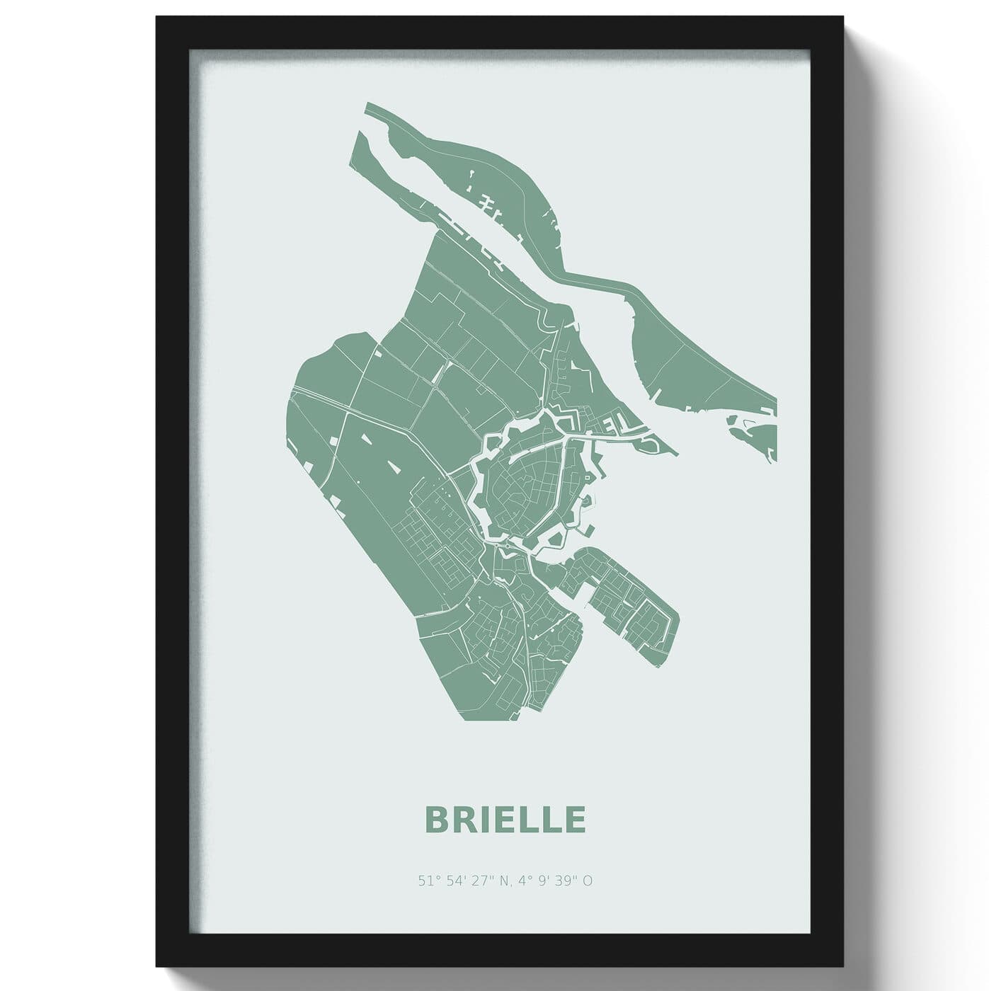 Poster Brielle - Groen