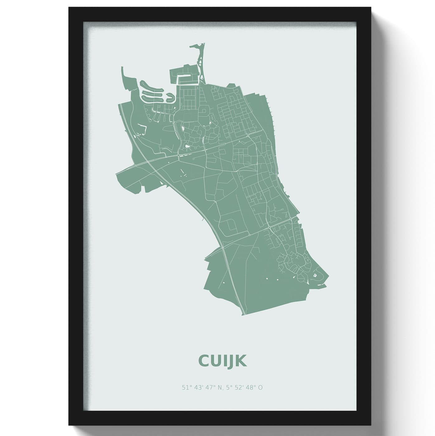 Poster Cuijk - Groen
