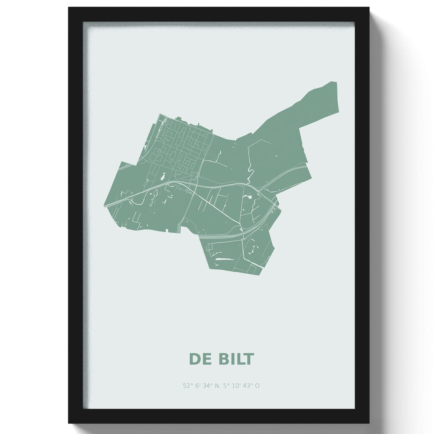 Poster De Bilt - Groen
