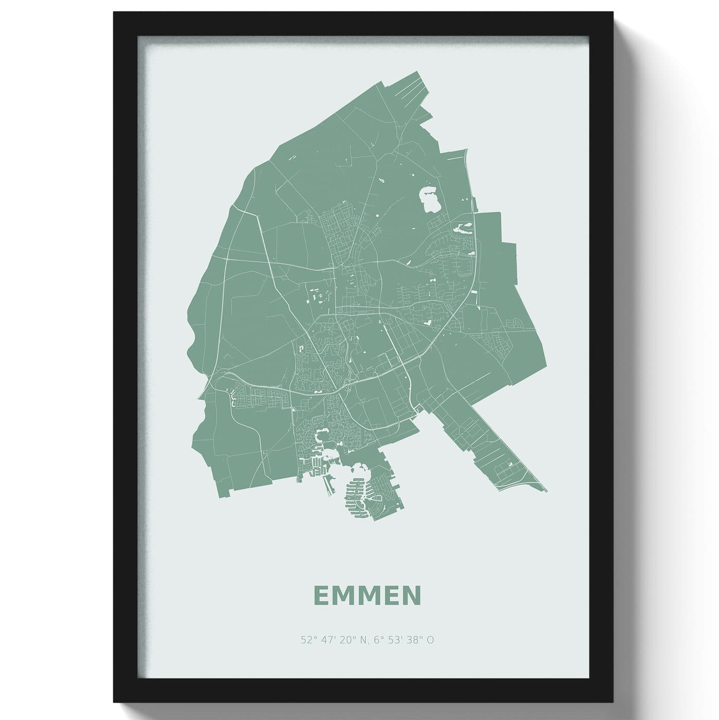 Poster Emmen - Groen