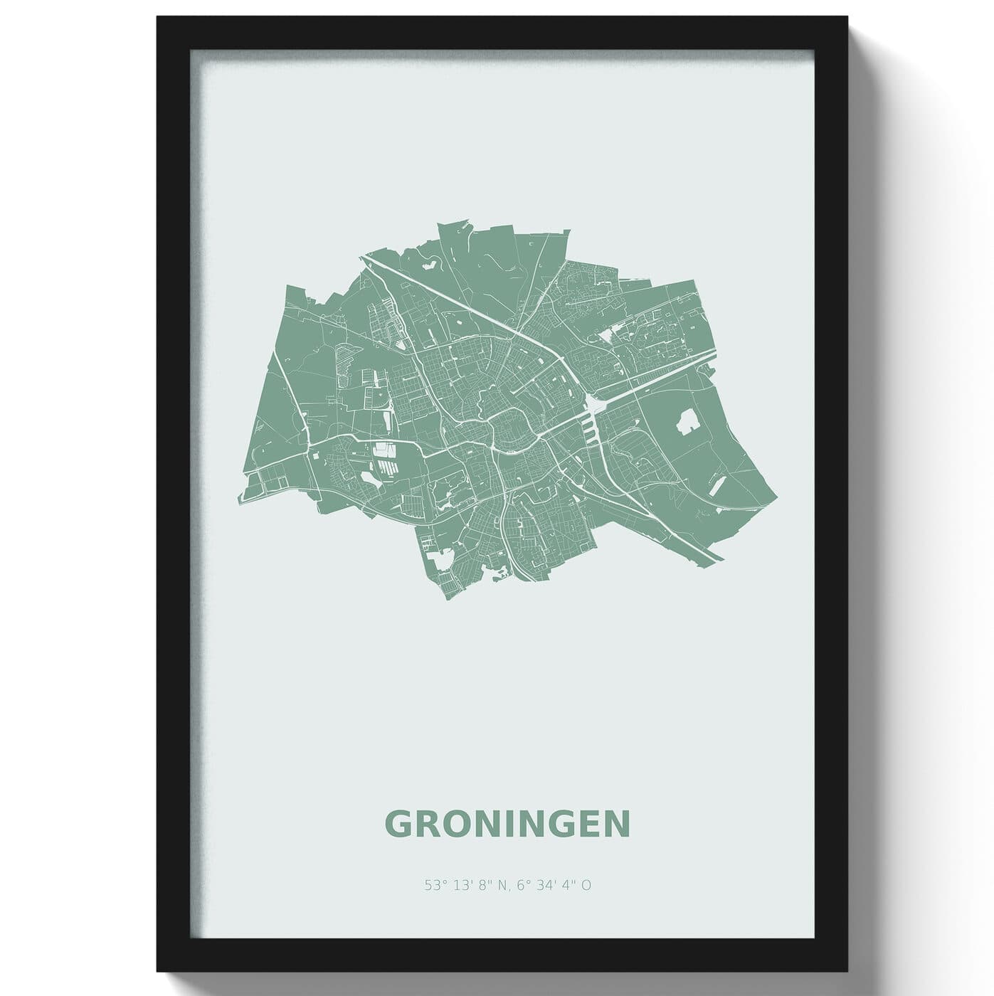 Poster Groningen - Groen