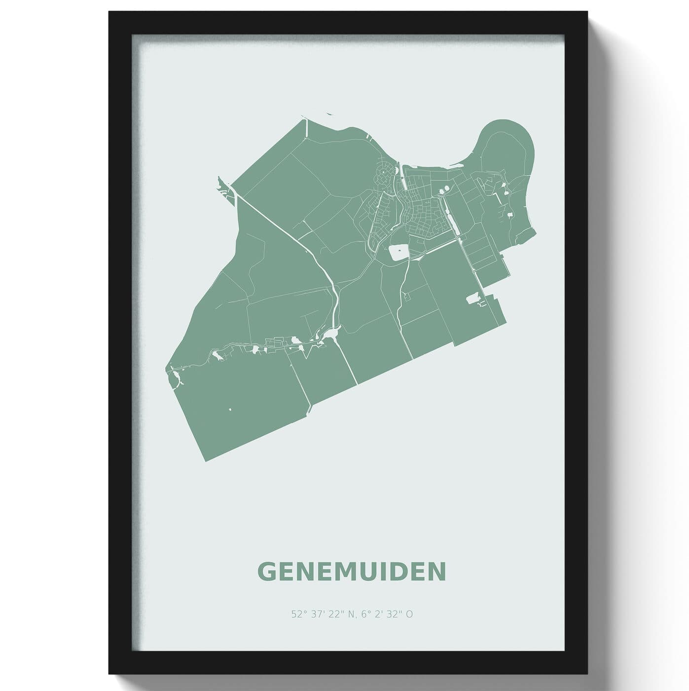 Poster Genemuiden - Groen