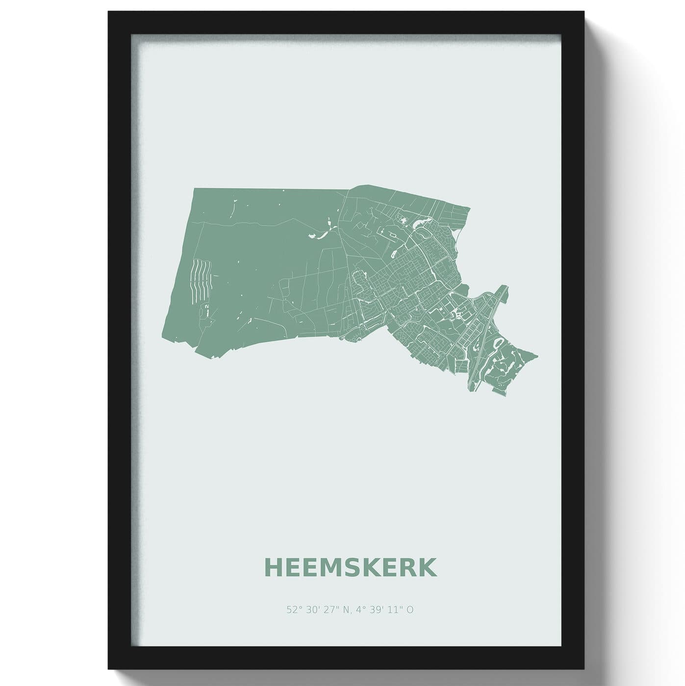 Poster Heemskerk - Groen