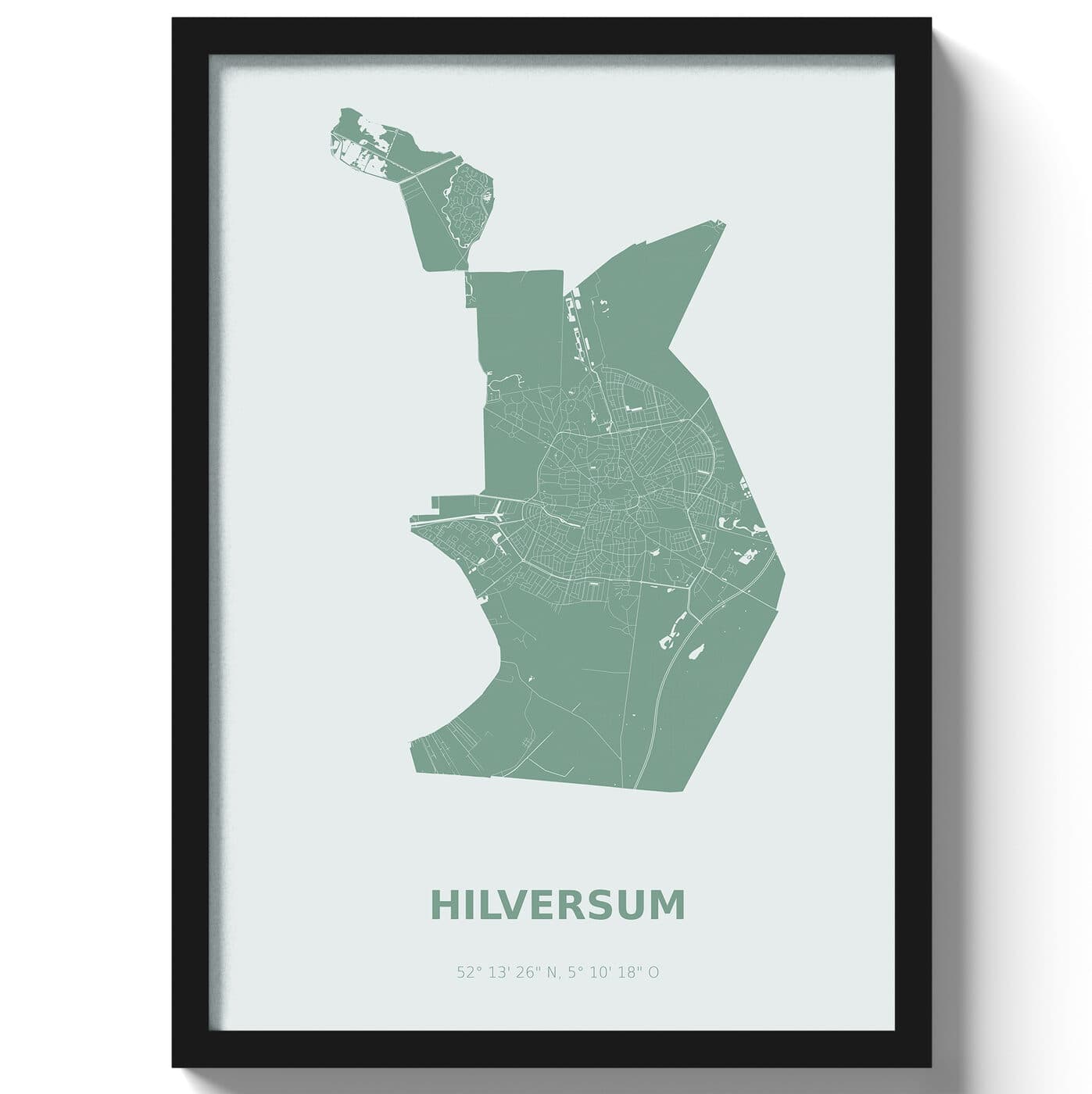 Poster Hilversum - Groen